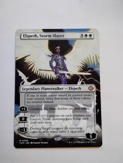 Elspeth, Storm Slayer (Borderless) Tarkir: Dragonstorm Regular - Image 1