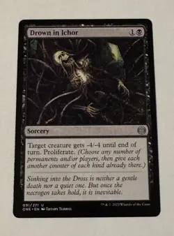 MTG Drown in Ichor - Phyrexia All Will Be One LP - Image 1