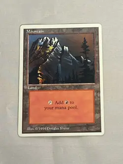 MTG Mountain (A) Summer Magic Magic the Gathering - Image 1