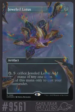 Jeweled Lotus - Textured Foil - Borderless - #9561, NM-Mint, English, Commander - Image 1