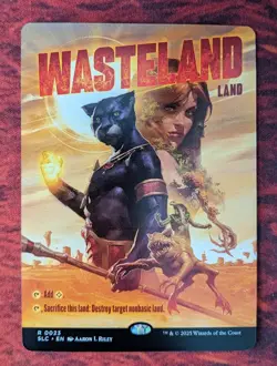 Wasteland 0023 Near Mint NM SLC Secret Lair Encyclopedia Magic MTG - Image 1