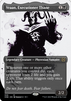 Vraan, Executioner Thane Borderless Ichor Phyrexia: All Will Be One MTG Rare - Image 1