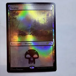 SLD Swamp (105) (Bob Ross) Secret Lair Drop Foil MTG NM - Image 1
