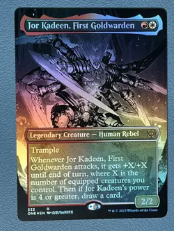 MTG Jor Kadeen, First Goldwarden (Borderless) Foil Phyrexia ONE NM - Image 1