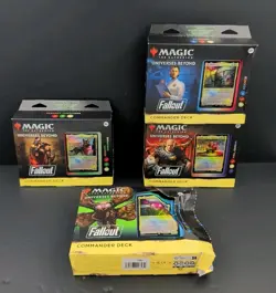 Universes Beyond Fallout Commander Deck Kid 3 Sealed One Open *See Description* - Image 1