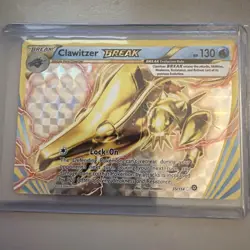 Clawitzer 35/114 - Steam Siege Break Holo Pokemon Card NM - Image 1