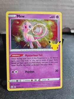 Pokemon TCG Mew Celebrations 011/025 Holo Holo Rare - Image 1