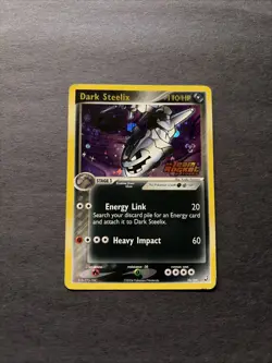 Pokemon TCG Dark Steelix - 10/109 EX Team Rocket Returns - Stamped Reverse Holo - Image 1