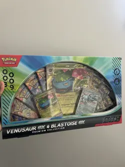New Pokemon TCG Venusaur ex and Blastoise ex Premium Collection Box (SEALED) - Image 1