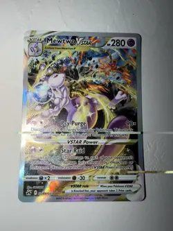 Pokemon TCG Mewtwo VSTAR GG44/GG70 Crown Zenith Galarian Gallery MP - Image 3