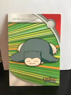 2000 Topps Pokemon TV Animation Series 3 Heroes & Villains Snorlax HV14 - Image 1