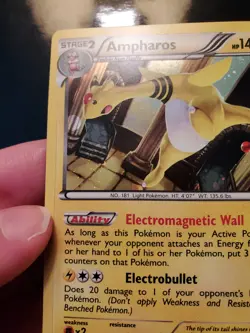 Ampharos 40/124 Pokemon TCG Cosmos Holo Swirl Dragons Exalted Blister Exclusive - Image 4