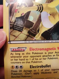 Ampharos 40/124 Pokemon TCG Cosmos Holo Swirl Dragons Exalted Blister Exclusive - Image 5