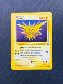 Carte Pokemon Elector 15/62 HOLO Electhor ED2 Fossile Edition 2 Wizards - Image 1