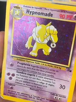 CARTE POKEMON HYPNOMADE 8/62 FR HOLO WIZARDS FOSSILE - PL - Image 2