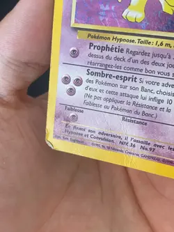 CARTE POKEMON HYPNOMADE 8/62 FR HOLO WIZARDS FOSSILE - PL - Image 5