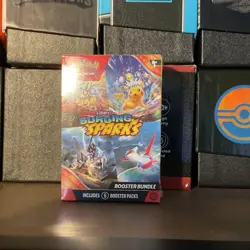 Pokemon TCG Scarlet & Violet Surging Sparks Booster Bundle 6 Packs - New Sealed - Image 1