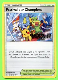German Champions Festival SWSH296 - NM Pokemon London World Championship 2022 - Image 1