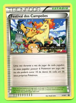 Portuguese Champions Festival XY91 - Light Play Pokemon World Championship 2015 - Image 1