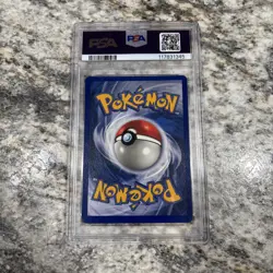 1999 Pokemon Game Mewtwo #10 PSA 7 NM HOLO - Image 2