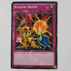Raigeki Break - YS16-EN035 - HP/DMG - Common - 1st ed - Yugioh - Image 1