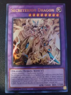 Secretarion Dragon DUAD-EN037 1st Ed Ultra Rare UR Mint Yugioh - Image 1