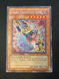 Yugioh Dark Magician Girl CT2-EN004 Limited Edition Secret Rare Minty Pack Fresh - Image 1