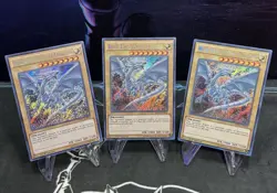 x3 BLUE-EYES WHITE DRAGON 1ST EDITION SECRET RARE (ALT) MVP1-ENS55 NM Yu-Gi-Oh! - Image 1