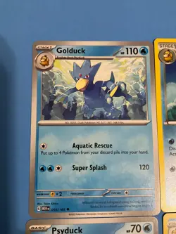 Psyduck Golduck Pokemon card lot x9 cards - Image 2