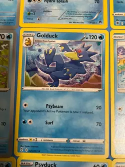 Psyduck Golduck Pokemon card lot x9 cards - Image 5