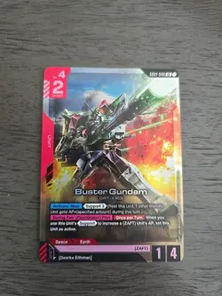 Gundam Card Game Newtype Rising Buster Gundam GD01-046 LR - Image 1