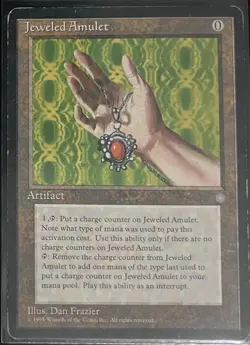 MTG 1x Jeweled Amulet Ice Age Legacy Magic the Gathering Card x1 MP - Image 1