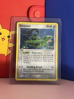 Rayquaza 22/107 Holo Rare Pokemon Card MP - Image 1
