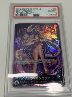 PSA 10 Boa Hancock OP07-038 Parallel - One Piece Card Japanese - Image 3