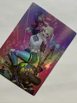 Harley Quinn Batman Joker DC Goddess Story Waifu Card Girl Holo Anime Sexy ACG - Image 3