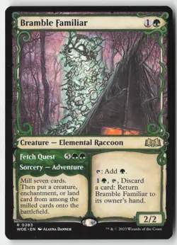 MTG - Bramble Familiar (Showcase) R Wilds of Eldraine 283 LP-NM - Image 1
