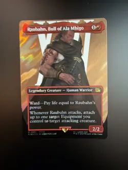 MTG Final Fantasy English Raubahn, Bull of Ala Mhigo Borderless 0533 Surge Foil - Image 1