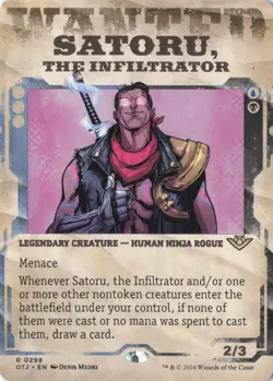 Satoru, the Infiltrator (Showcase) R Outlaws of Thunder Junction 298 NM - Image 1