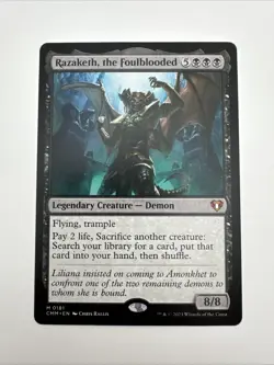 Razaketh, the Foulblooded Commander Masters NM/Mint MTG - Image 1