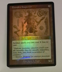 Foundry Inspector Schematic FOIL NM The Brothers War Magic the Gathering MTG - Image 1