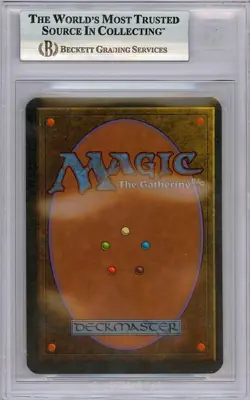 MAGIC THE GATHERING FOREST PATH V2 L 1993 ALPHA BGC 8 NM/MT - Image 2