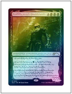1x K'rrik, Son of Yawgmoth - Phyrexian, Foil, Secret Lair Drop, Magic MTG NM - Image 1
