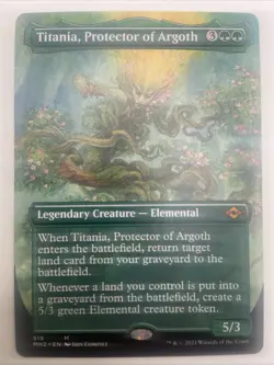 Titania, Protector of Argoth (Borderless) Modern Horizons 2 MTG NM - Image 1