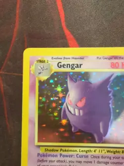 Pokemon Gengar TCG Fossil Holo Unlimited Rare Card 5/62 1999 - Image 2