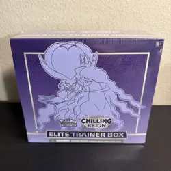 Pokemon TCG Sword & Shield Chilling Reign Elite Trainer Box Sealed New FREE SHIP 820650808630 - Image 1