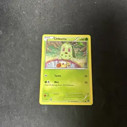 Pokemon TCG Card BREAKpoint 1/122 Chikorita Common Pokemon - Image 1