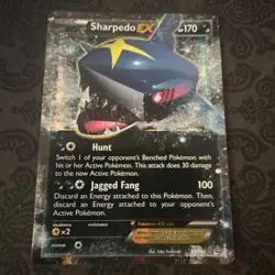 Sharpedo-EX - 91/160 - Holo Rare EX English Pokemon Primal Clash - Image 1