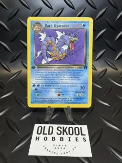 2000 Pokemon WOTC Team Rocket 1st Edition ~ Dark Gyarados #25 ~ NM - Image 1