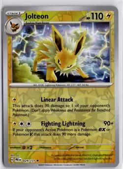 Jolteon Reverse Holo SV: Scarlet & Violet 151 135/165 Pokemon Card TCG - Image 1