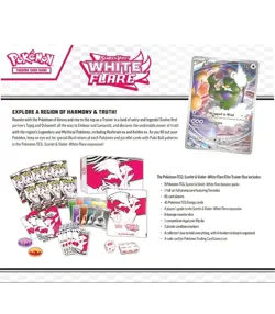 Pokemon Center White Flare Elite Trainer Box ETB Factory Sealed NEW - Image 2